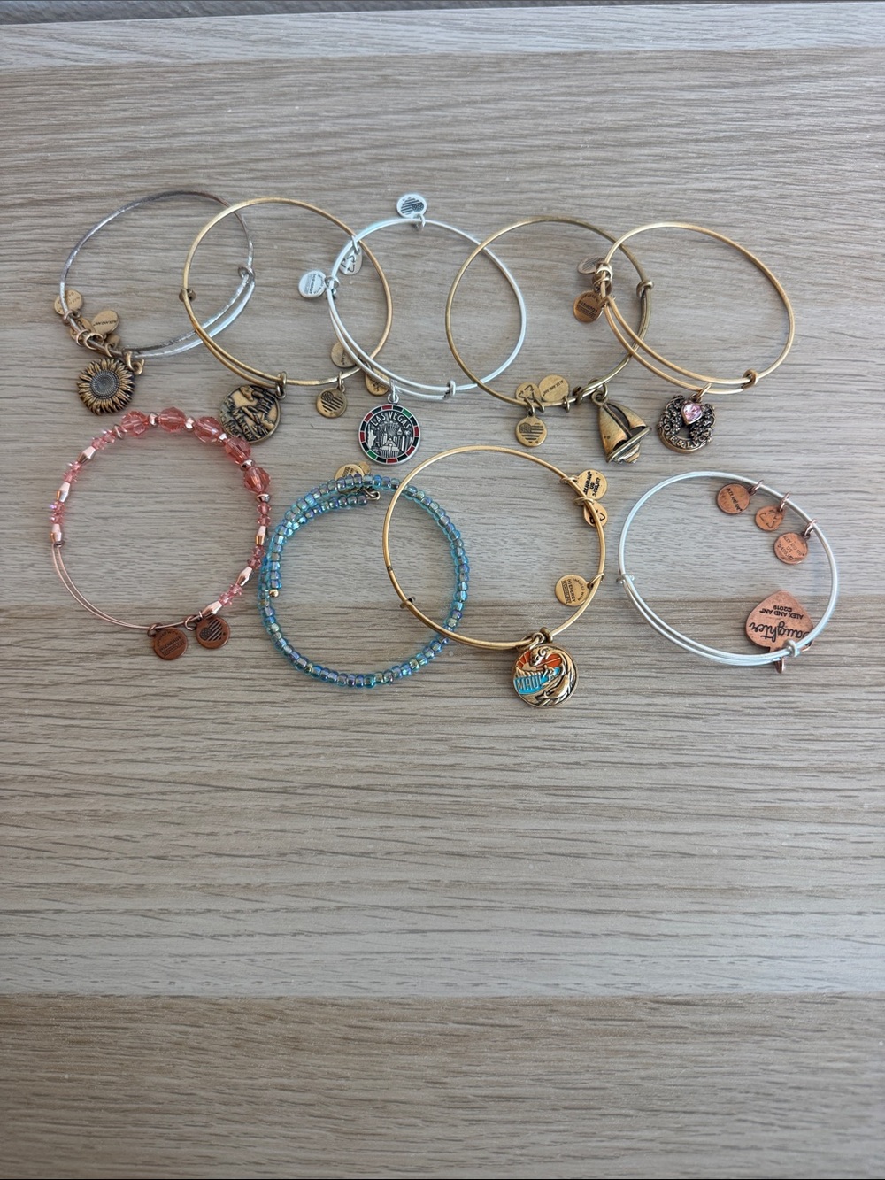 Alex and Ani bracelet set